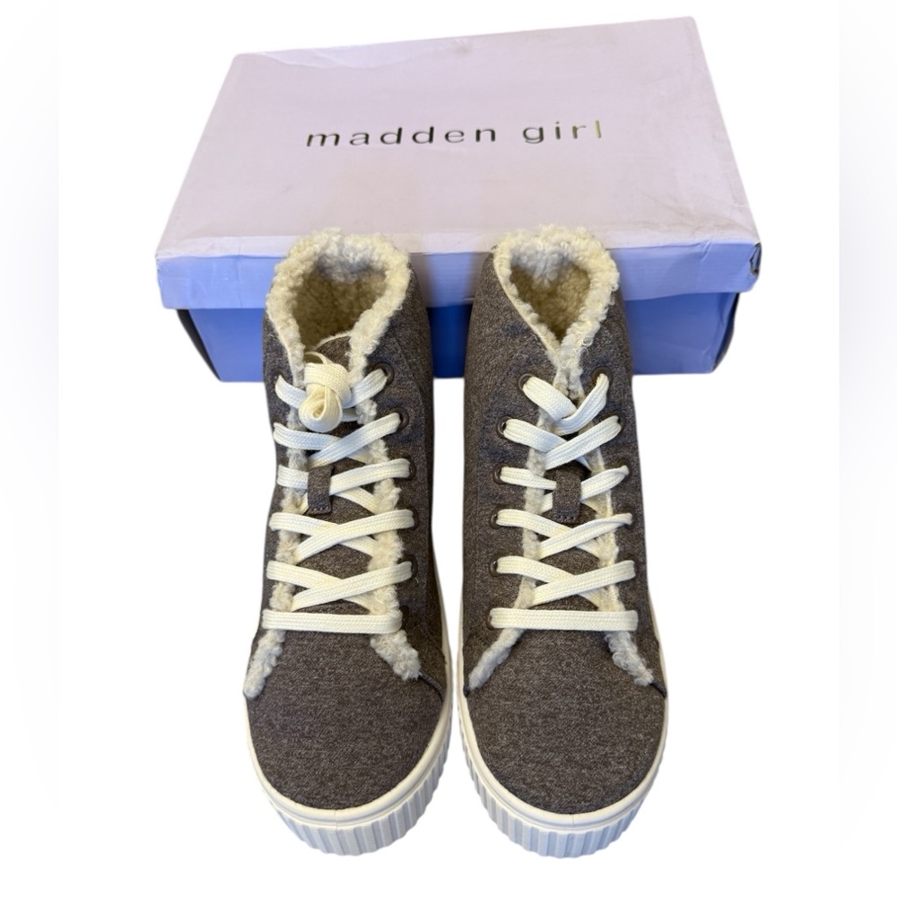 Madden Girl Faux Fur Lined Sneaker